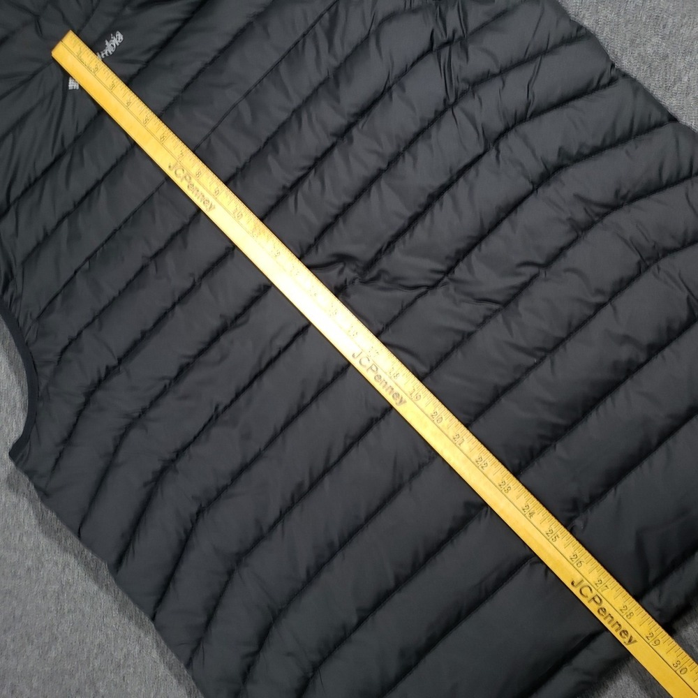 Columbia Powder Lite Vest Mens XL Black Omni-Heat Puffer Alexa Fund Logo C2012MO - Picture 9 of 12